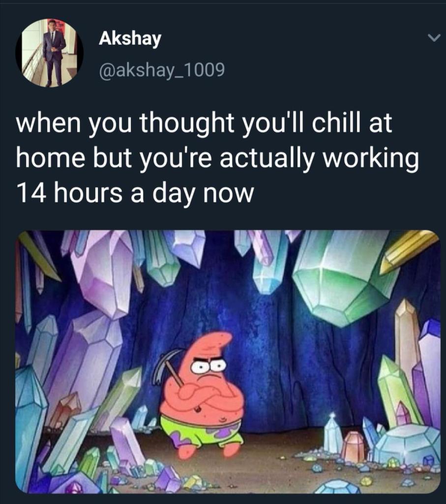 SpongeBob meme showing Patrick Star sitting with arms crossed and looking grumpy.